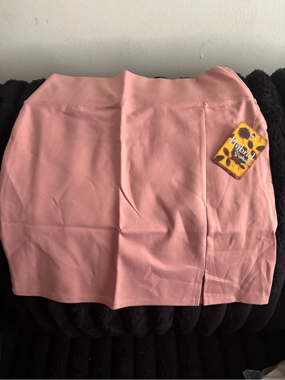 Hybrid & company Dusty Rose Pink Midi Skirt with Side Slit
